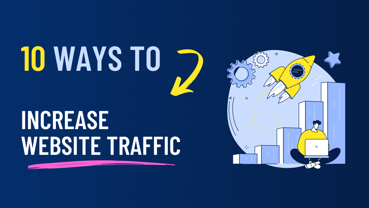 Feature Image - 10 ways to increase website traffic